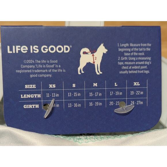 Life is Good Pet Small Dog Shirt Lightweight Button-Up Blue Shark Short Sleeve - Picture 4 of 6
